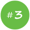 3 icon for number 3