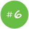 6 icon for number 6
